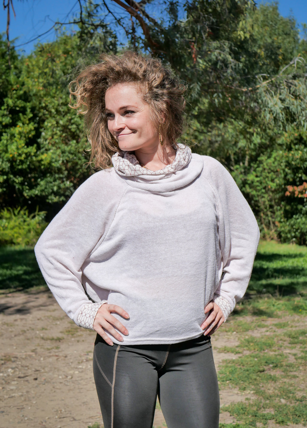 Le Pull TEMPU - Blanc coton