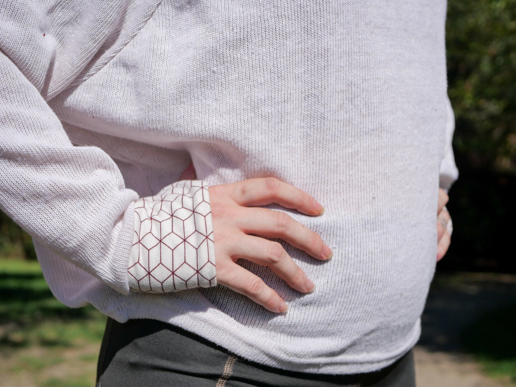 Le Pull TEMPU - Blanc coton