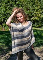 Le Poncho AUBE en laine et cachemire