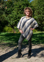Le Poncho AUBE en laine et cachemire