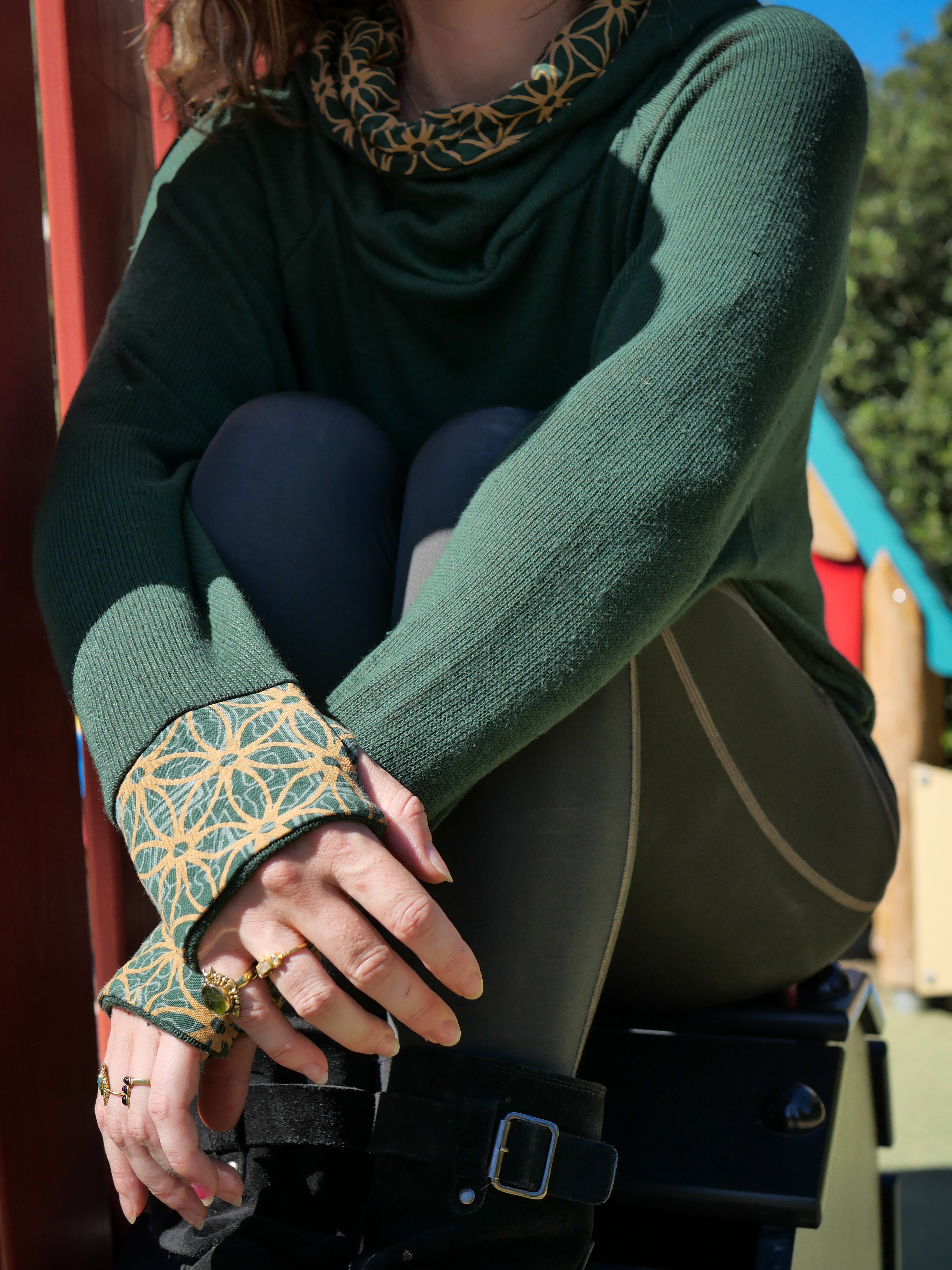 Le Pull TEMPU - Vert Sapin