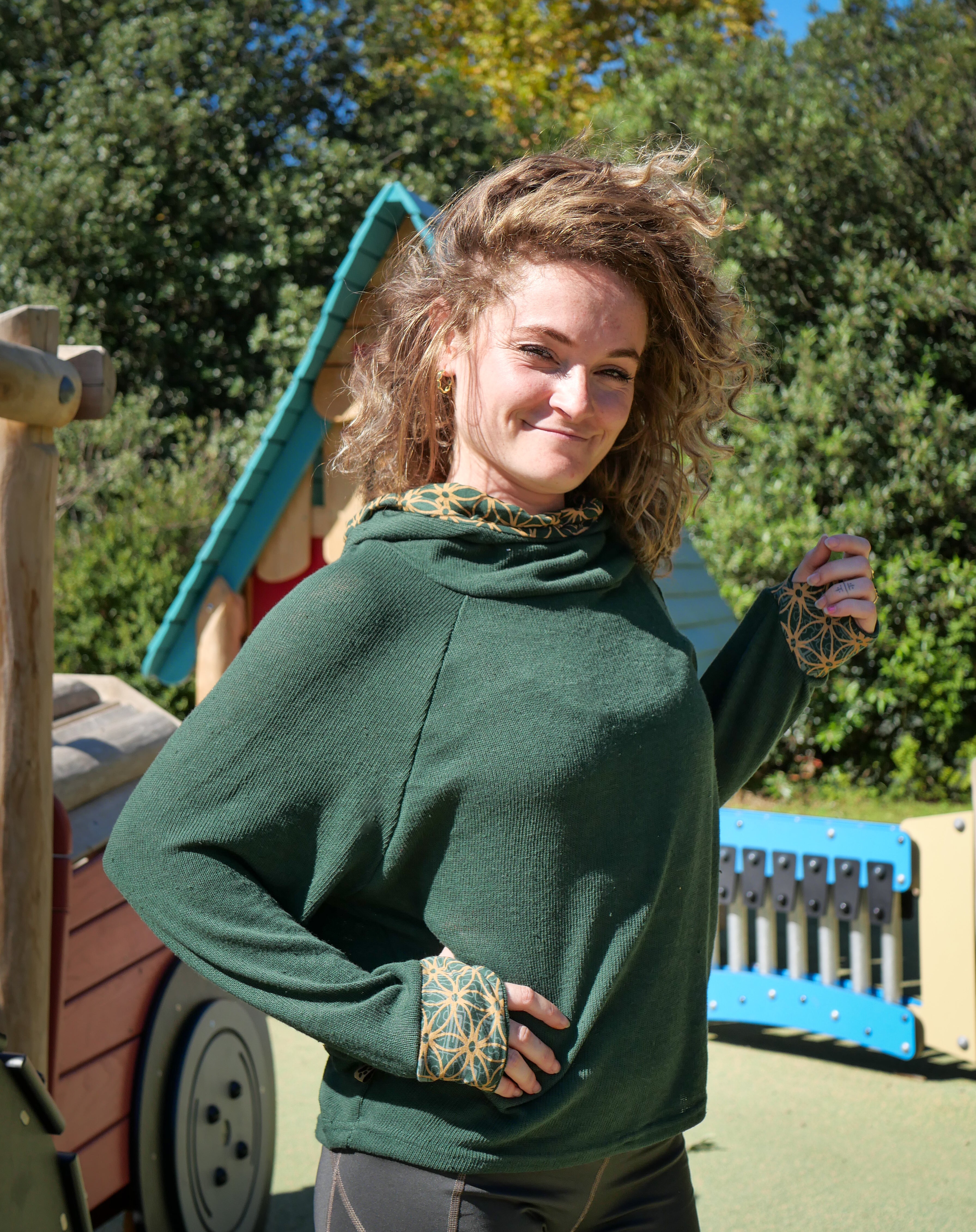 Le Pull TEMPU - Vert Sapin
