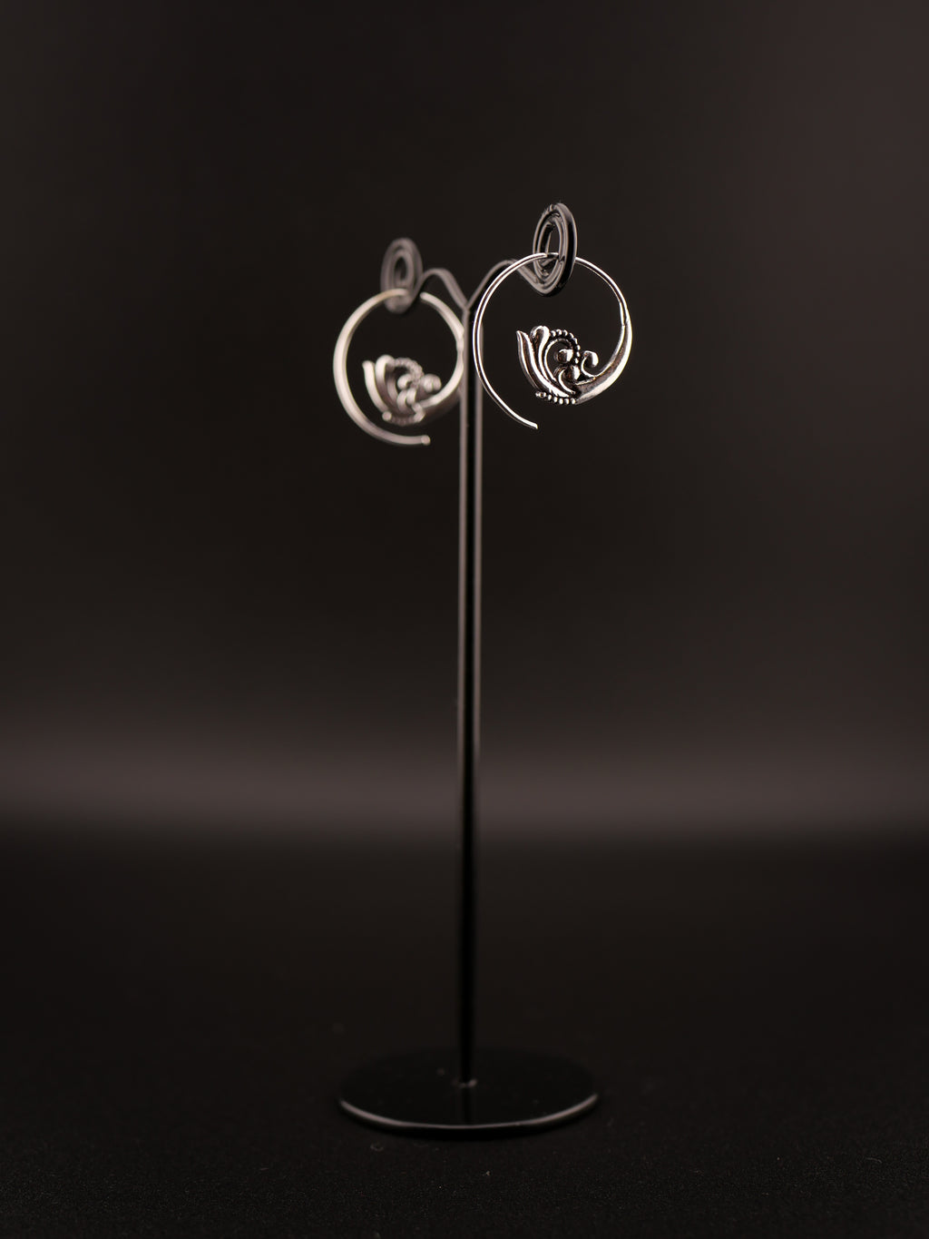Boucles d'oreilles SIORA - Laiton argenté