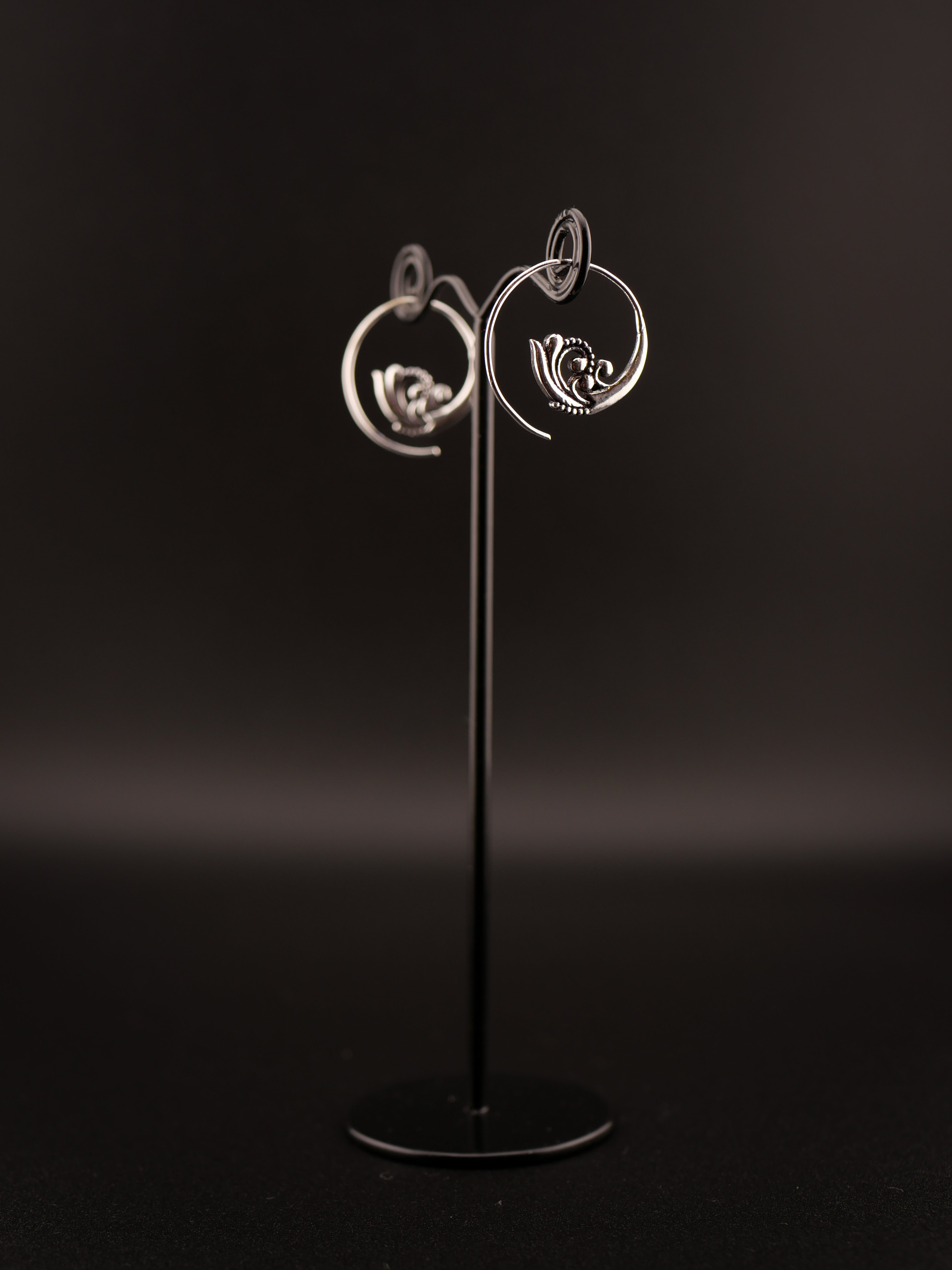 Boucles d'oreilles SIORA - Laiton argenté