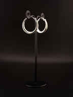 Boucles d'oreilles HERA - Laiton argenté