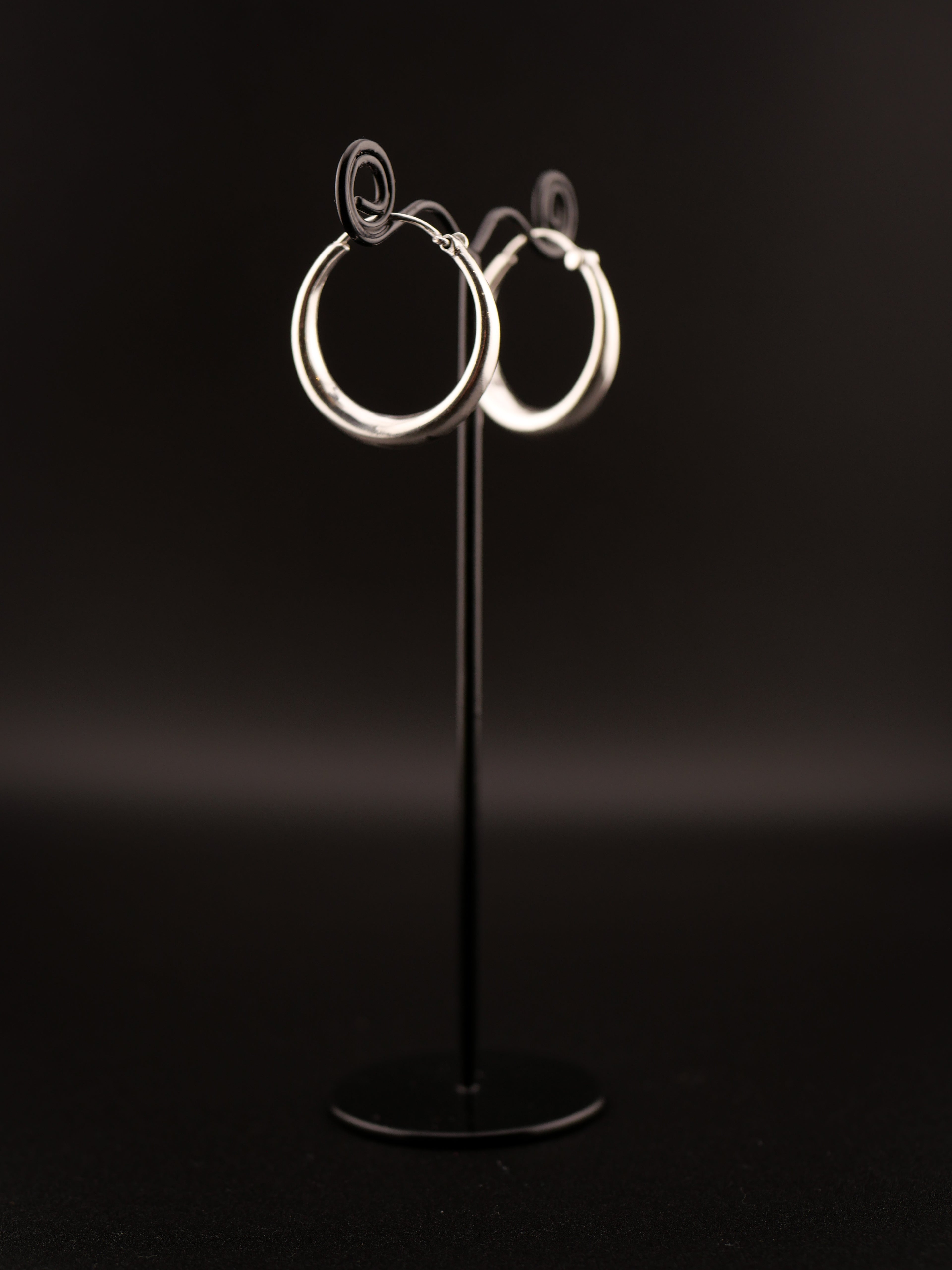 Boucles d'oreilles HERA - Laiton argenté