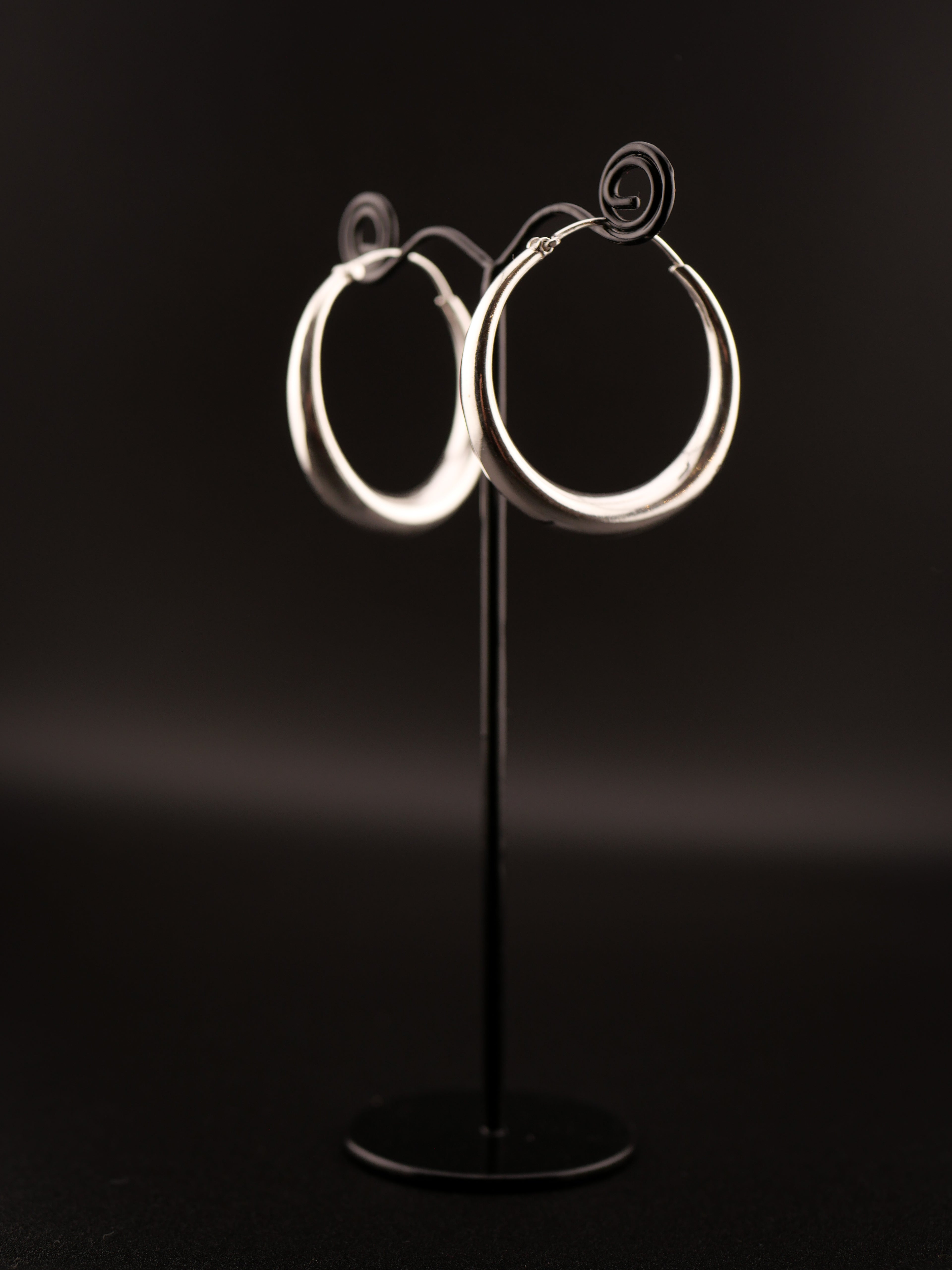 Boucles d'oreilles HERA - Laiton argenté