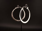 Boucles d'oreilles ISARA - Laiton argenté