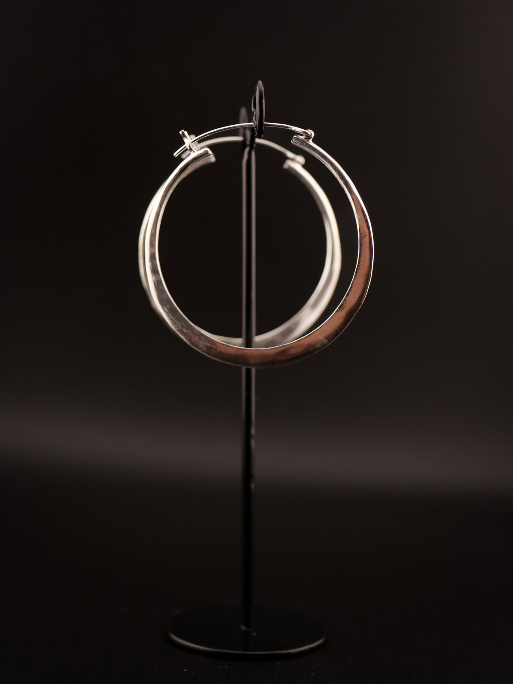 Boucles d'oreilles ISARA - Laiton argenté