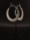 Boucles d'oreilles RAJASTANI - Laiton argenté
