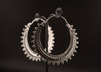Boucles d'oreilles RAJASTANI - Laiton argenté
