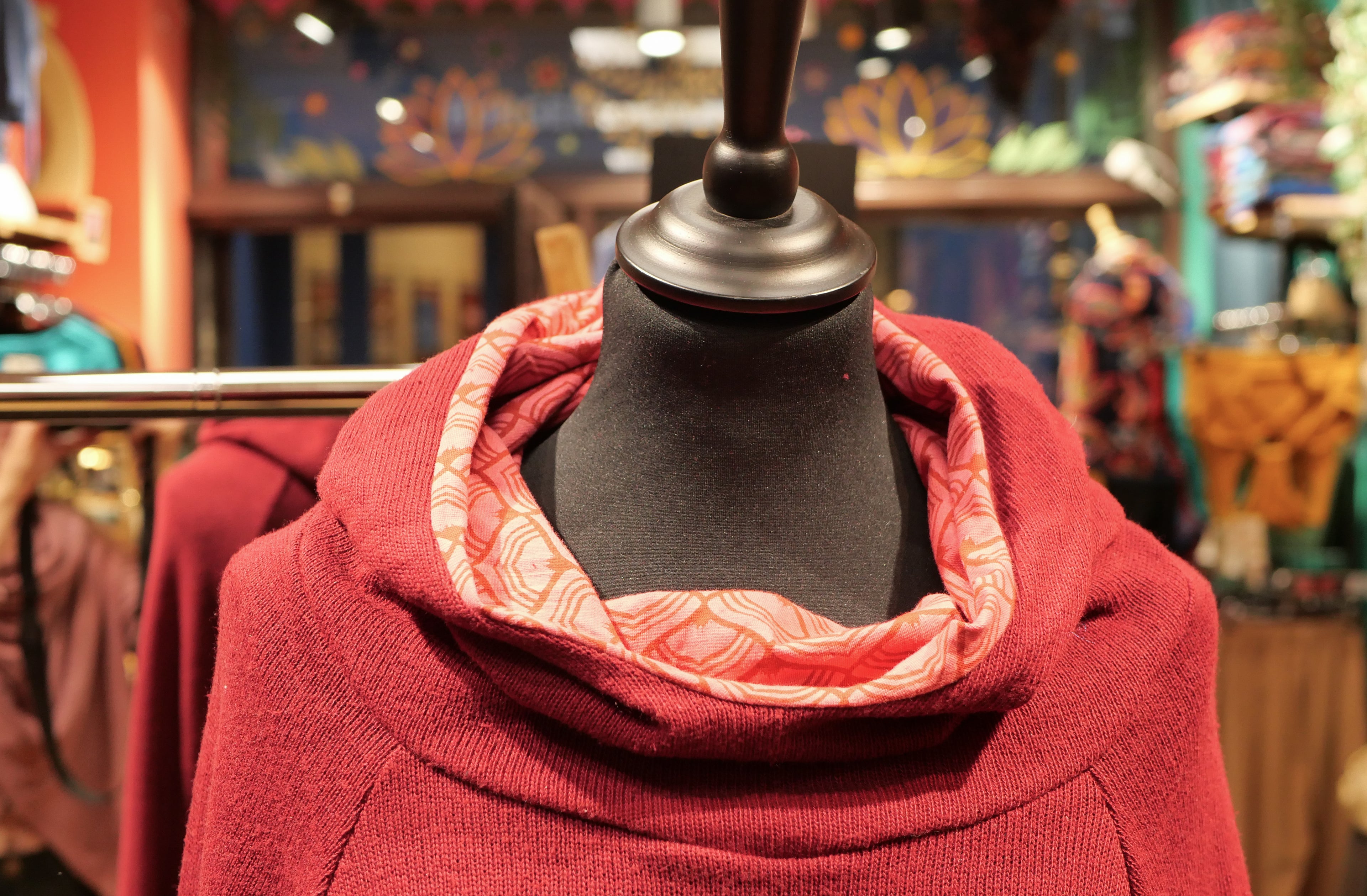 Le Pull TEMPU - Rouge Marsala
