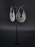 Boucles d'oreilles SOLAYA - Laiton argenté