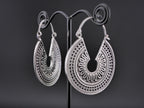 Boucles d'oreilles SOLAYA - Laiton argenté