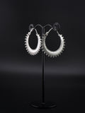 Boucles d'oreilles RAJASTANI - Small - Laiton argenté