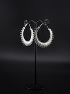 Boucles d'oreilles RAJASTANI - Small - Laiton argenté