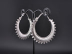 Boucles d'oreilles RAJASTANI - Small - Laiton argenté