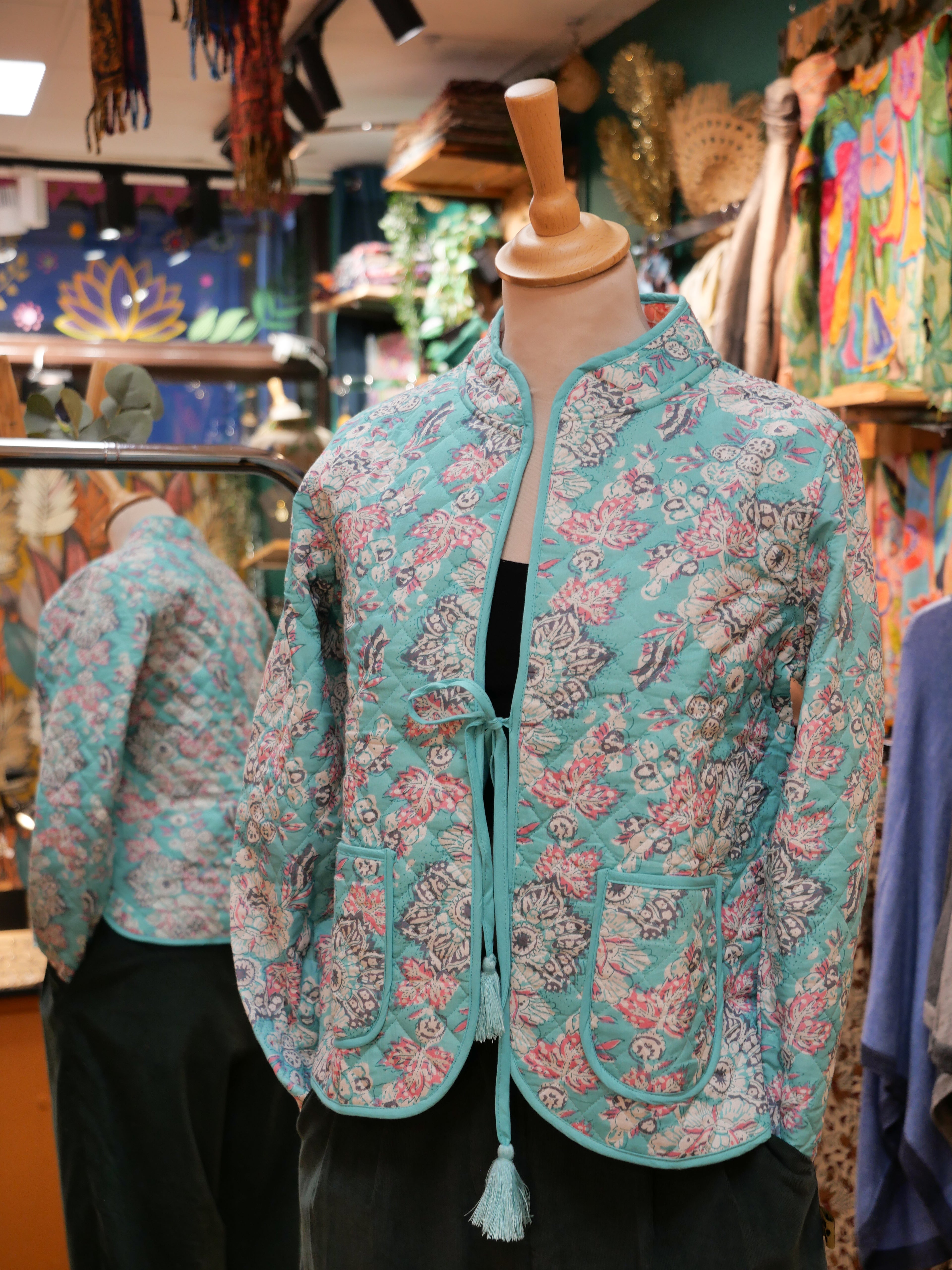 La Veste matelassée JAYA - Indigo