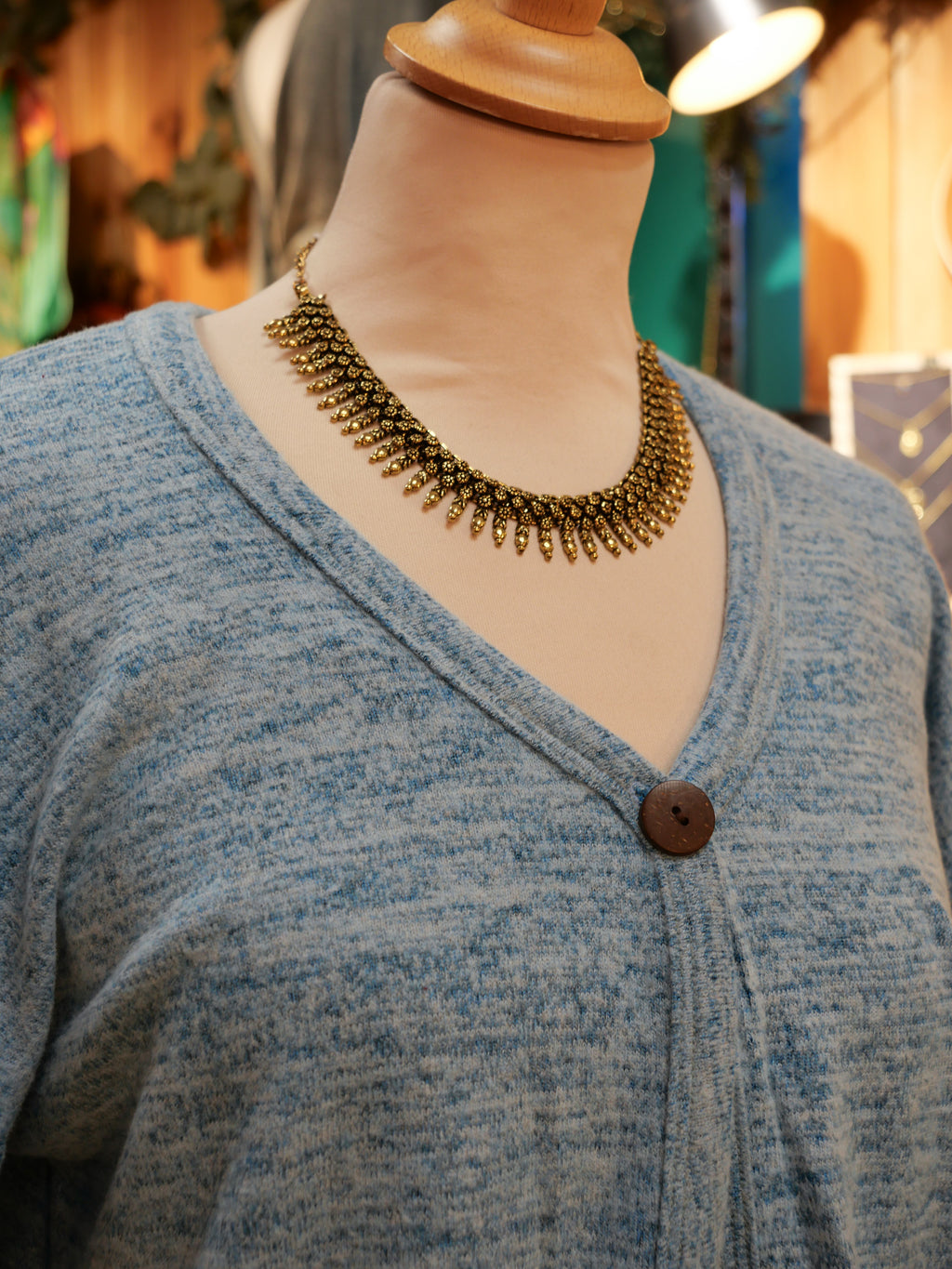 Le Gilet SOPHIA - Bleu ciel