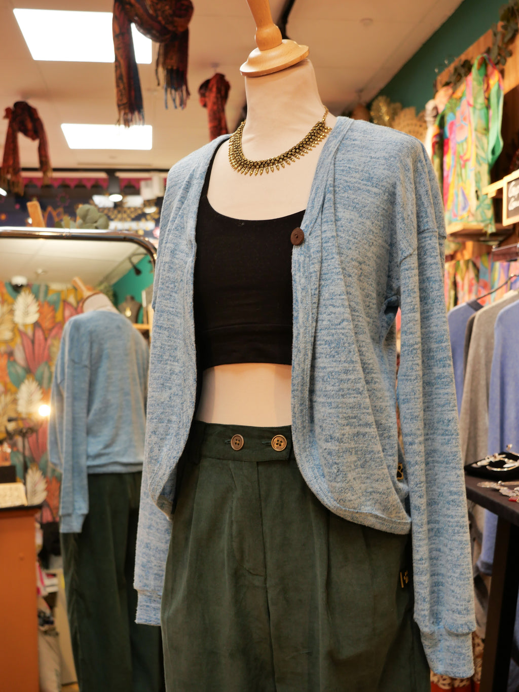 Le Gilet SOPHIA - Bleu ciel