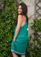 La Robe AMBRE - Bleu Turquoise