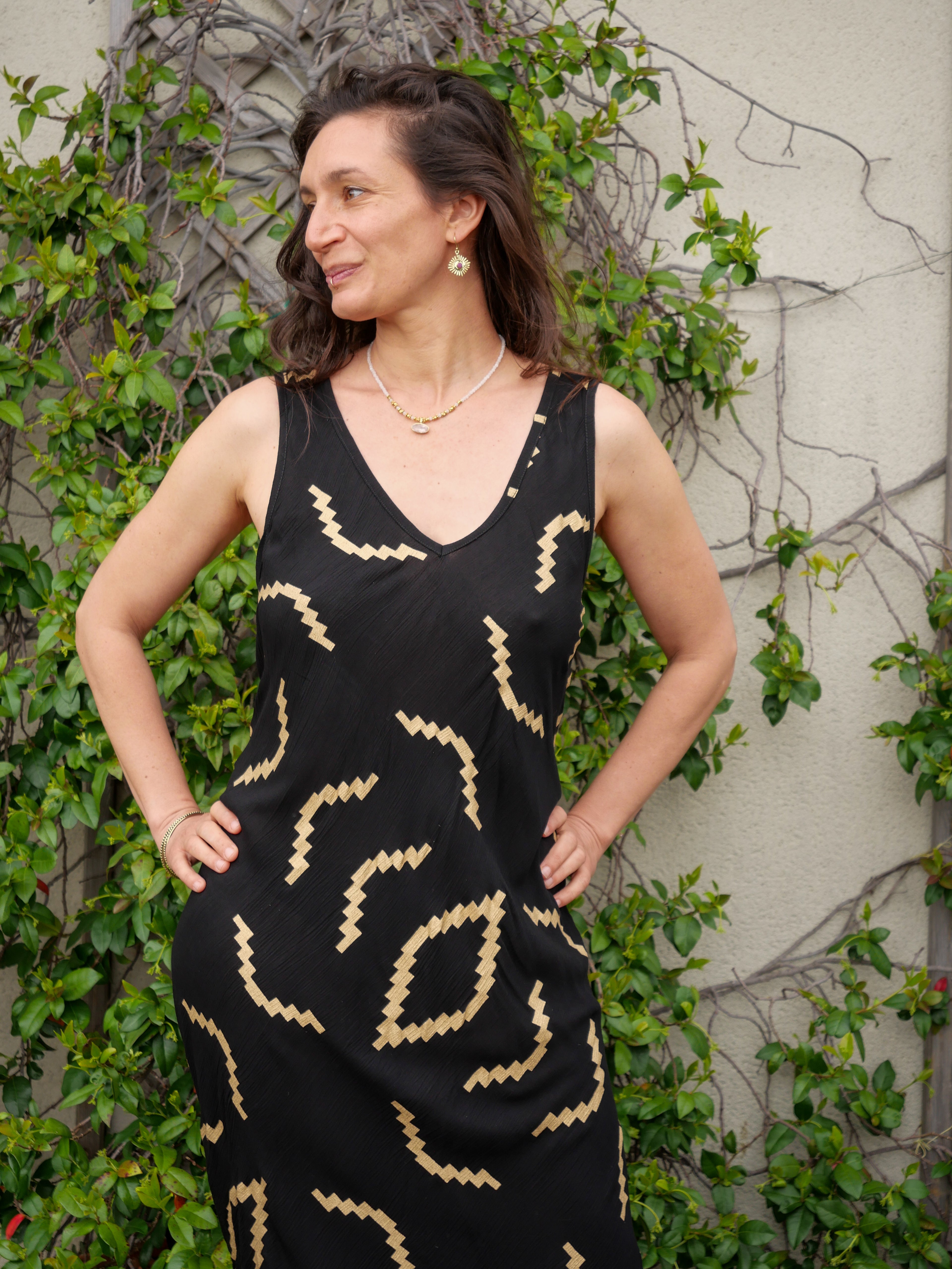 La Robe ZIGZAG - Noir Intense