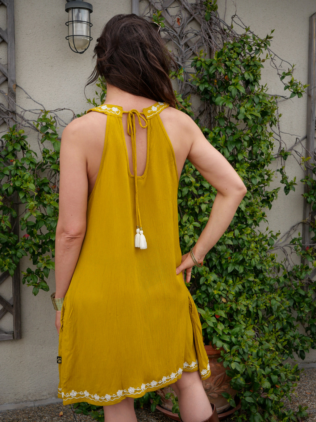 La Robe AMBRE - Jaune Moutarde