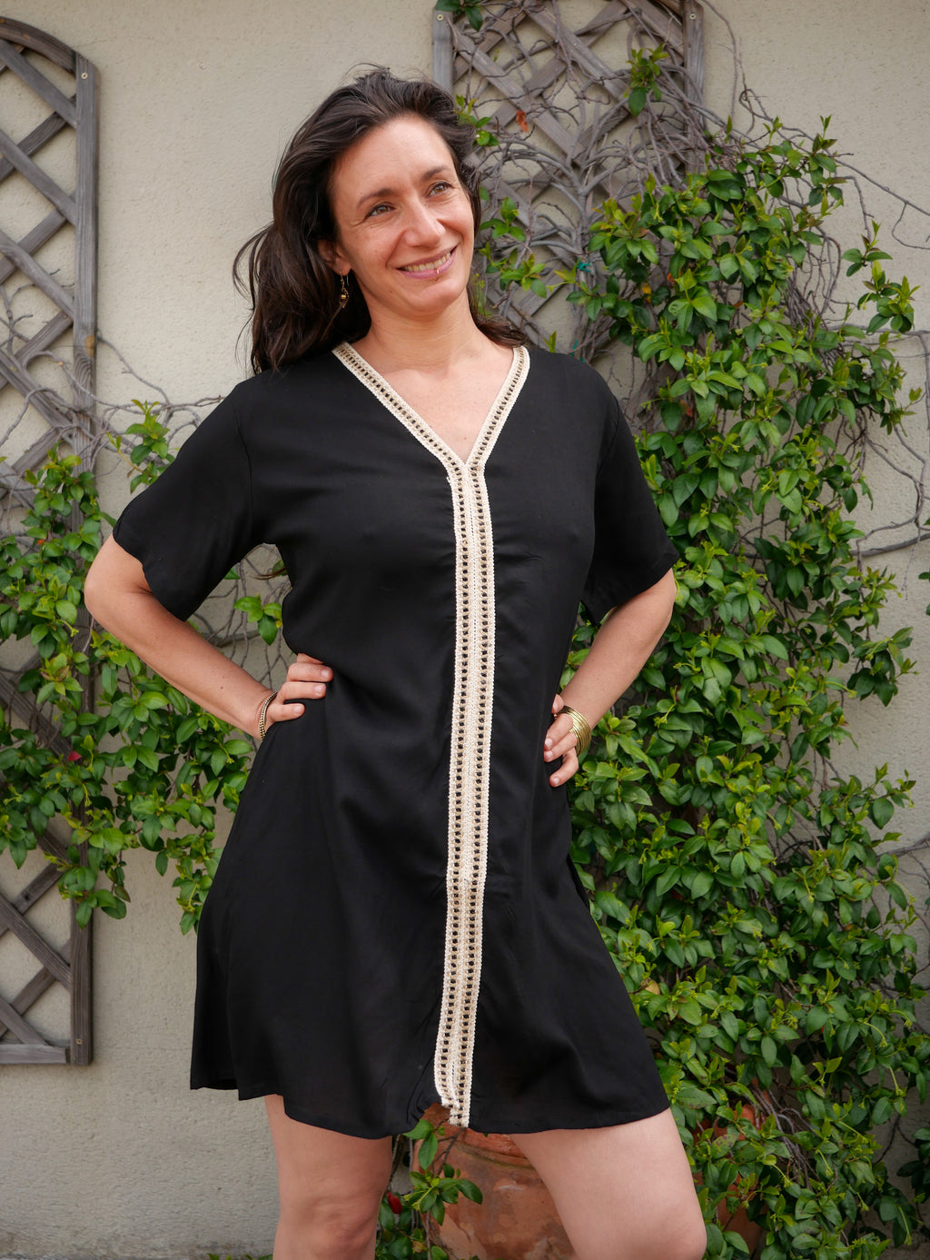 La Robe NINA - Noir Intense