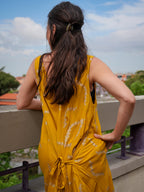 La Robe ZIGZAG - Jaune Safran