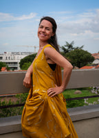 La Robe ZIGZAG - Jaune Safran