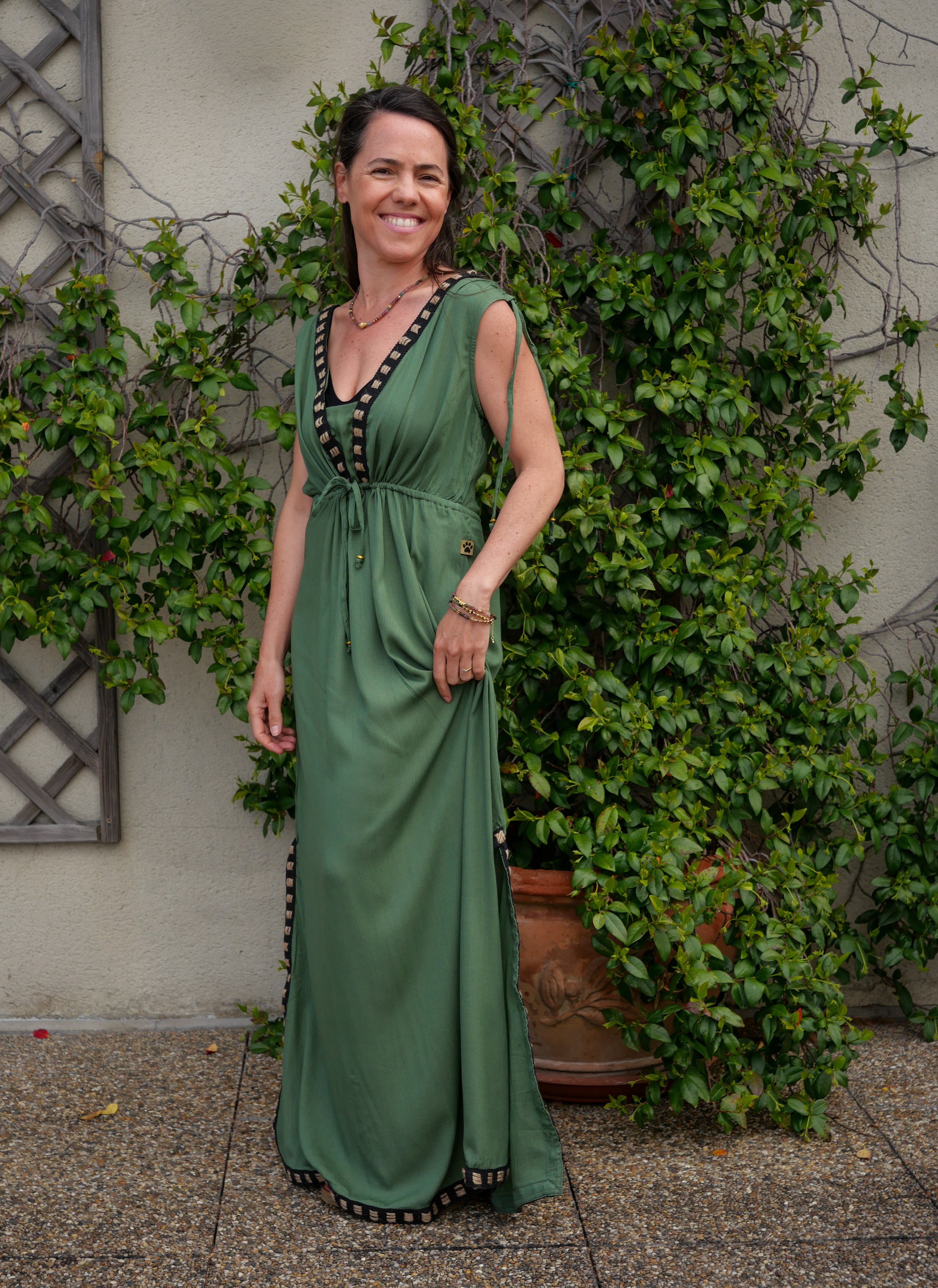 La Robe ELIA - Vert Olive