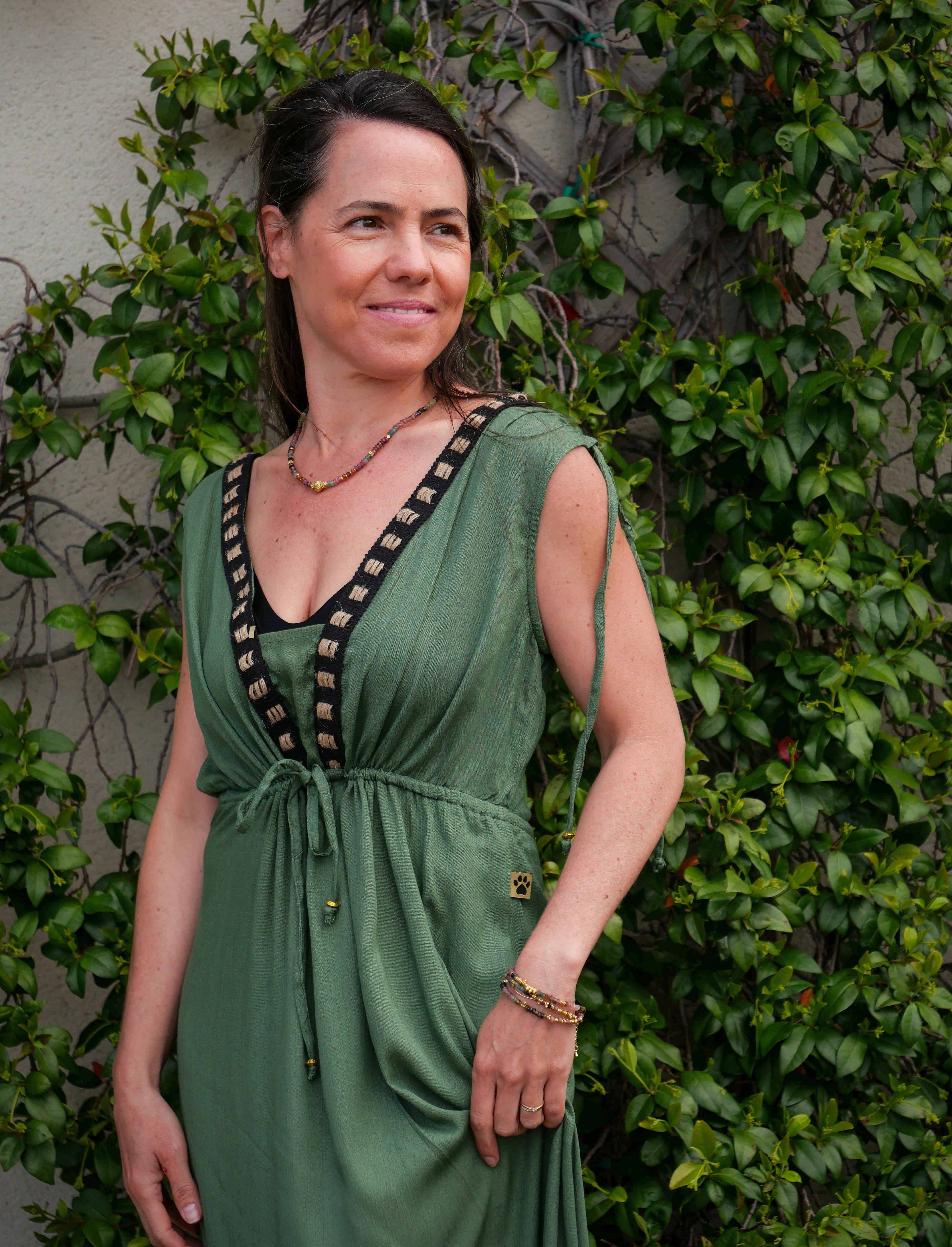 La Robe ELIA - Vert Olive
