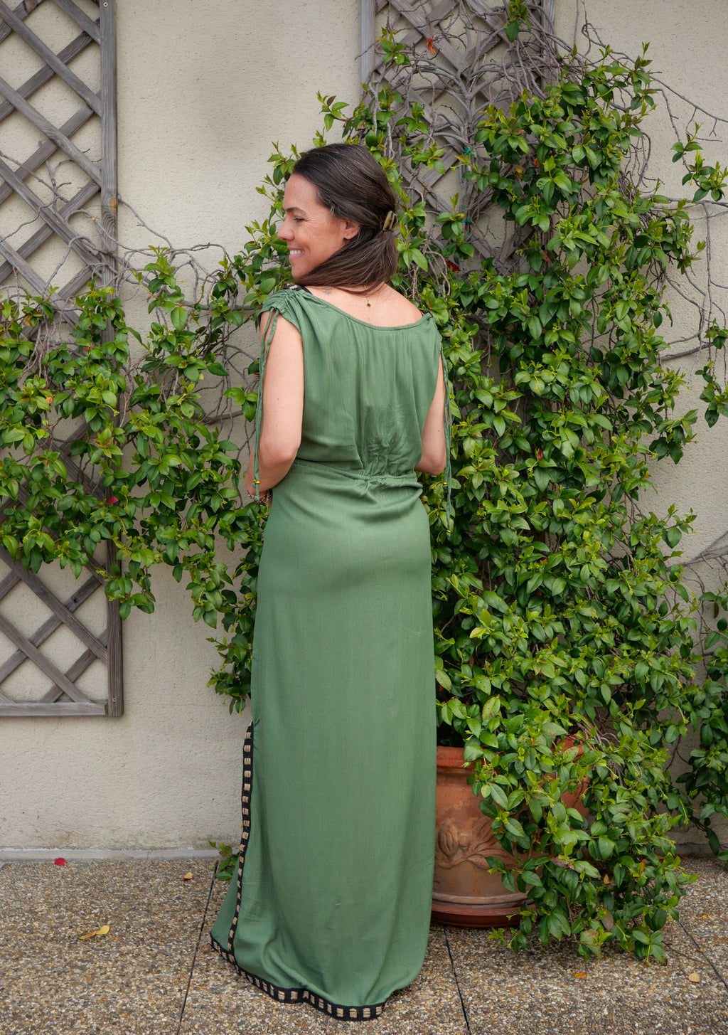 La Robe ELIA - Vert Olive