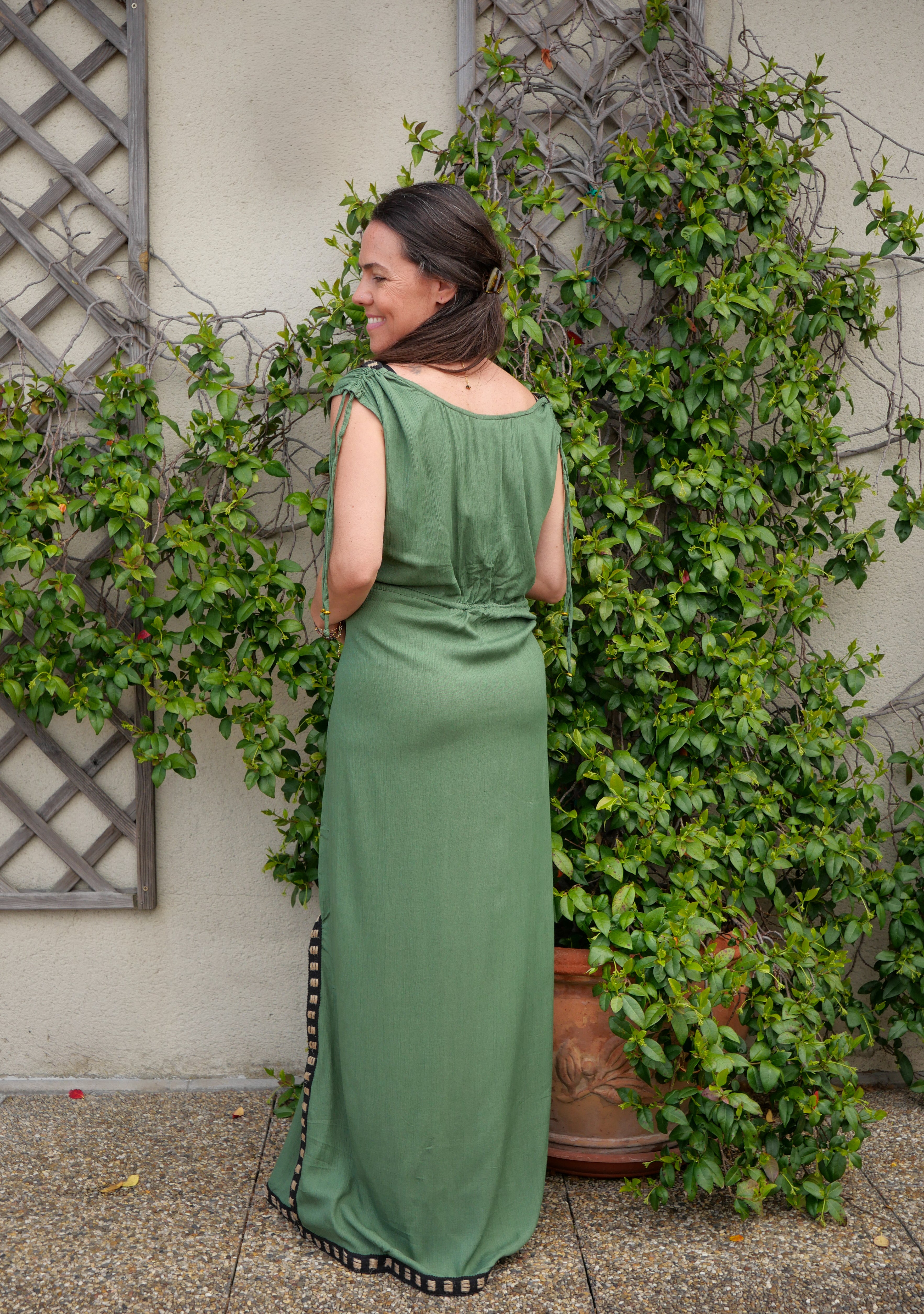 La Robe ELIA - Vert Olive