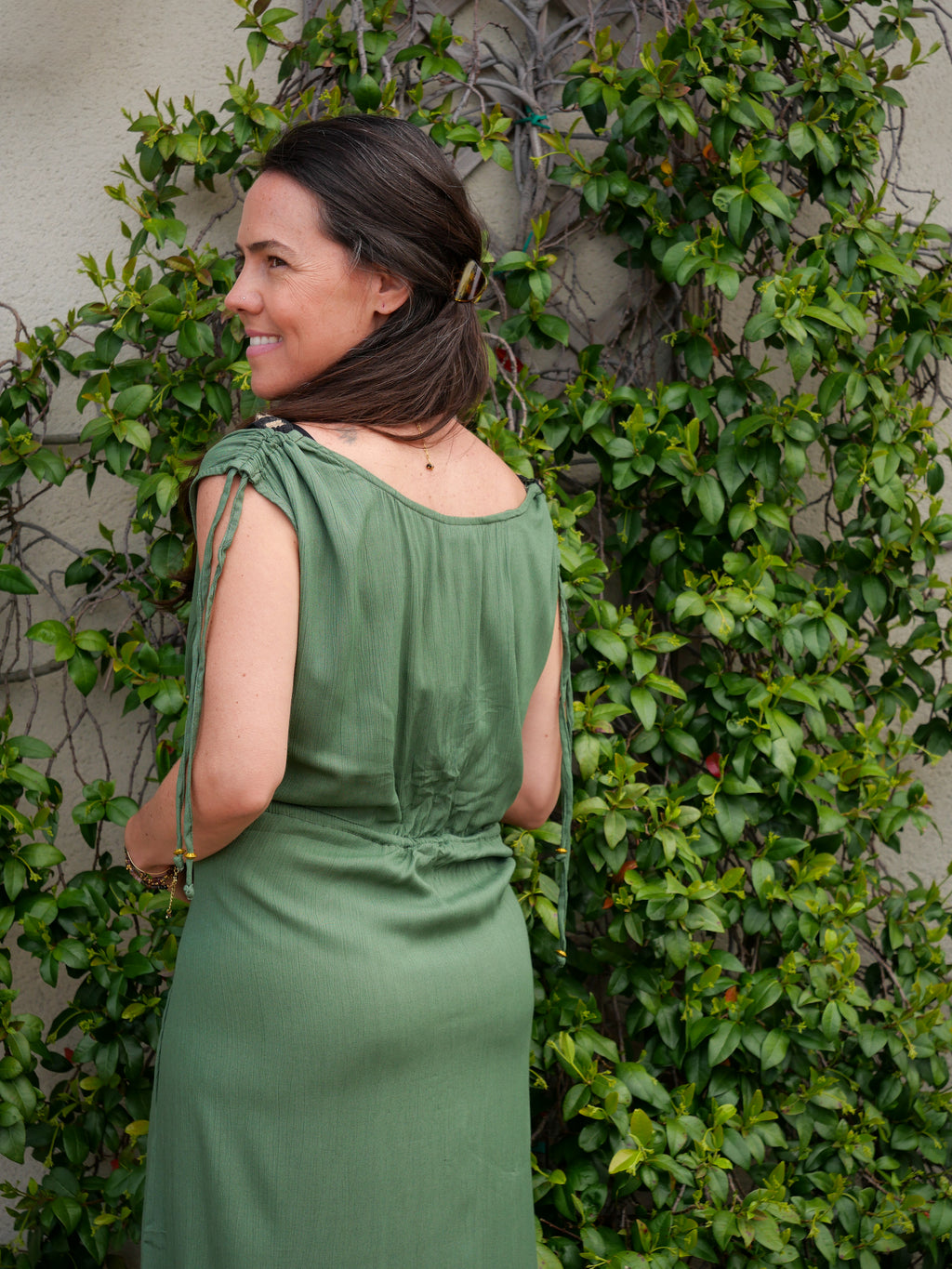 La Robe ELIA - Vert Olive