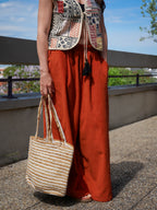 Le Pantalon GOTICA - Brique