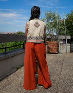 Le Pantalon GOTICA - Brique