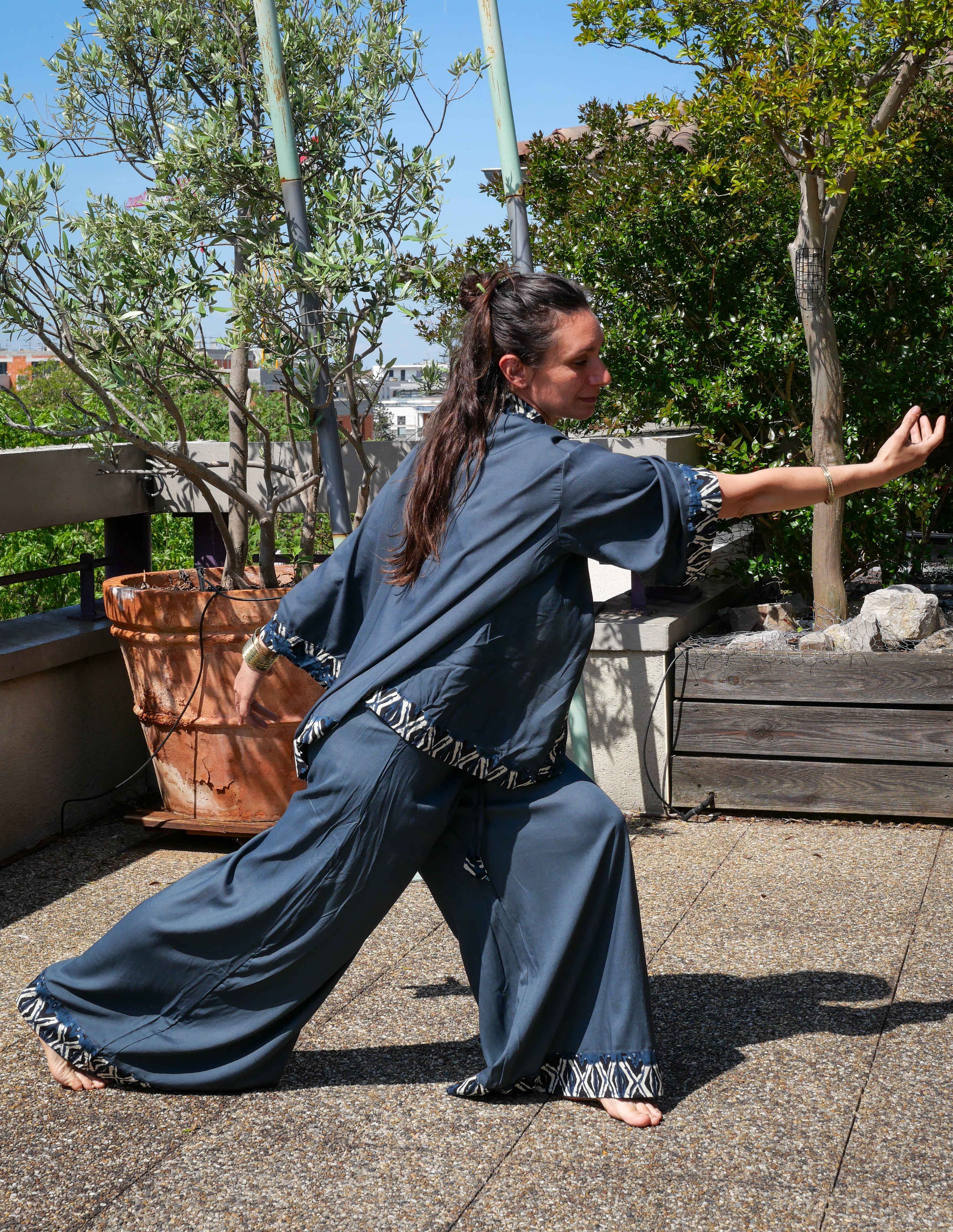 Le KIMONO - Gris Ardoise