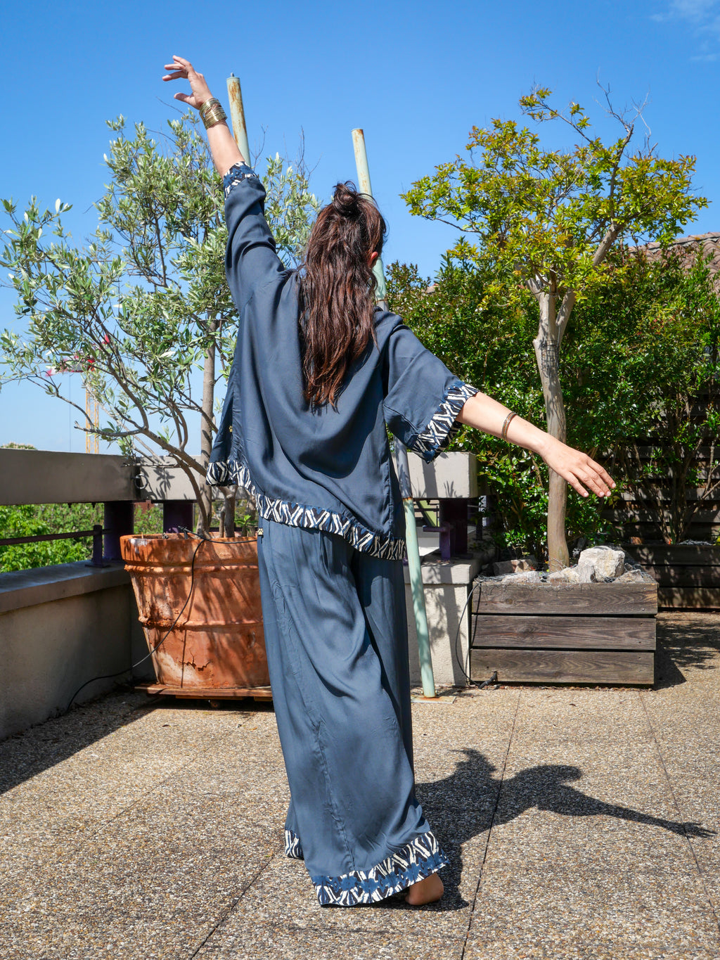 Le KIMONO - Gris Ardoise