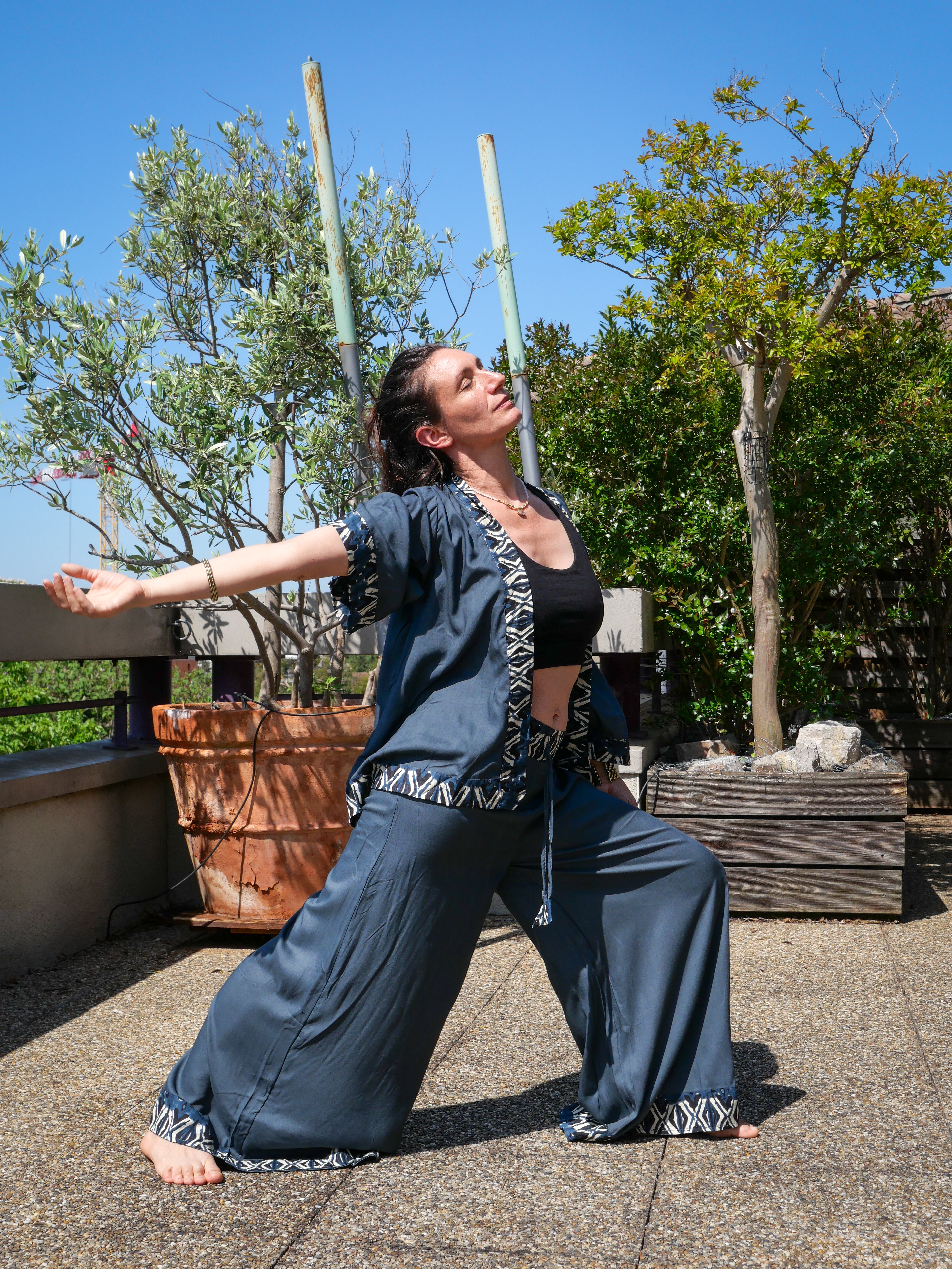 Le Pantalon BLOCK - Gris Ardoise