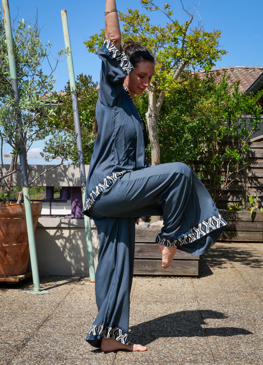 Le Pantalon BLOCK - Gris Ardoise