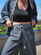 Le Pantalon BLOCK - Gris Ardoise