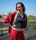 Le KIMONO - Rouge carmin