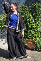 Le Pantalon BLOCK - Noir Intense
