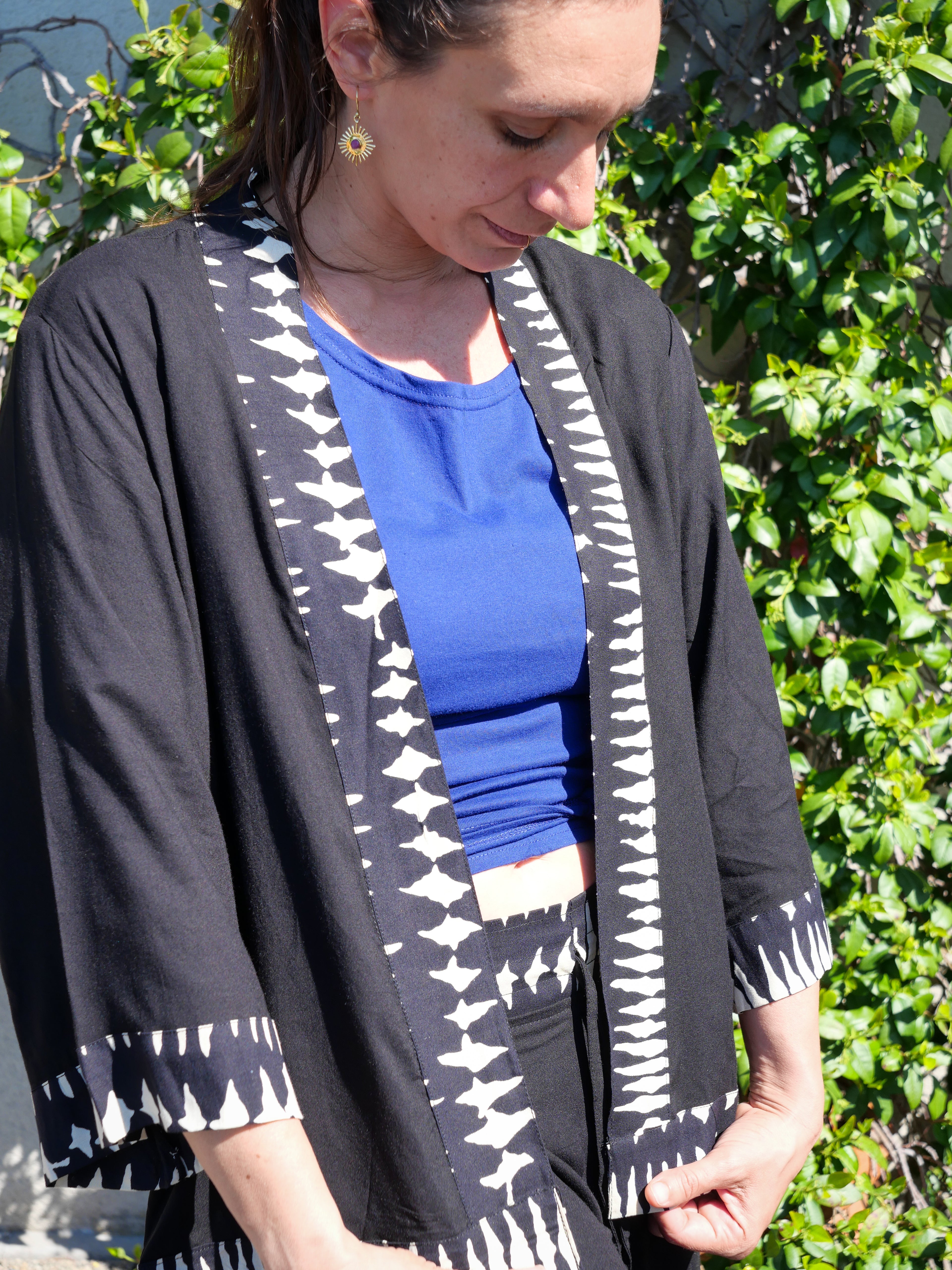 Le KIMONO - Noir Intense