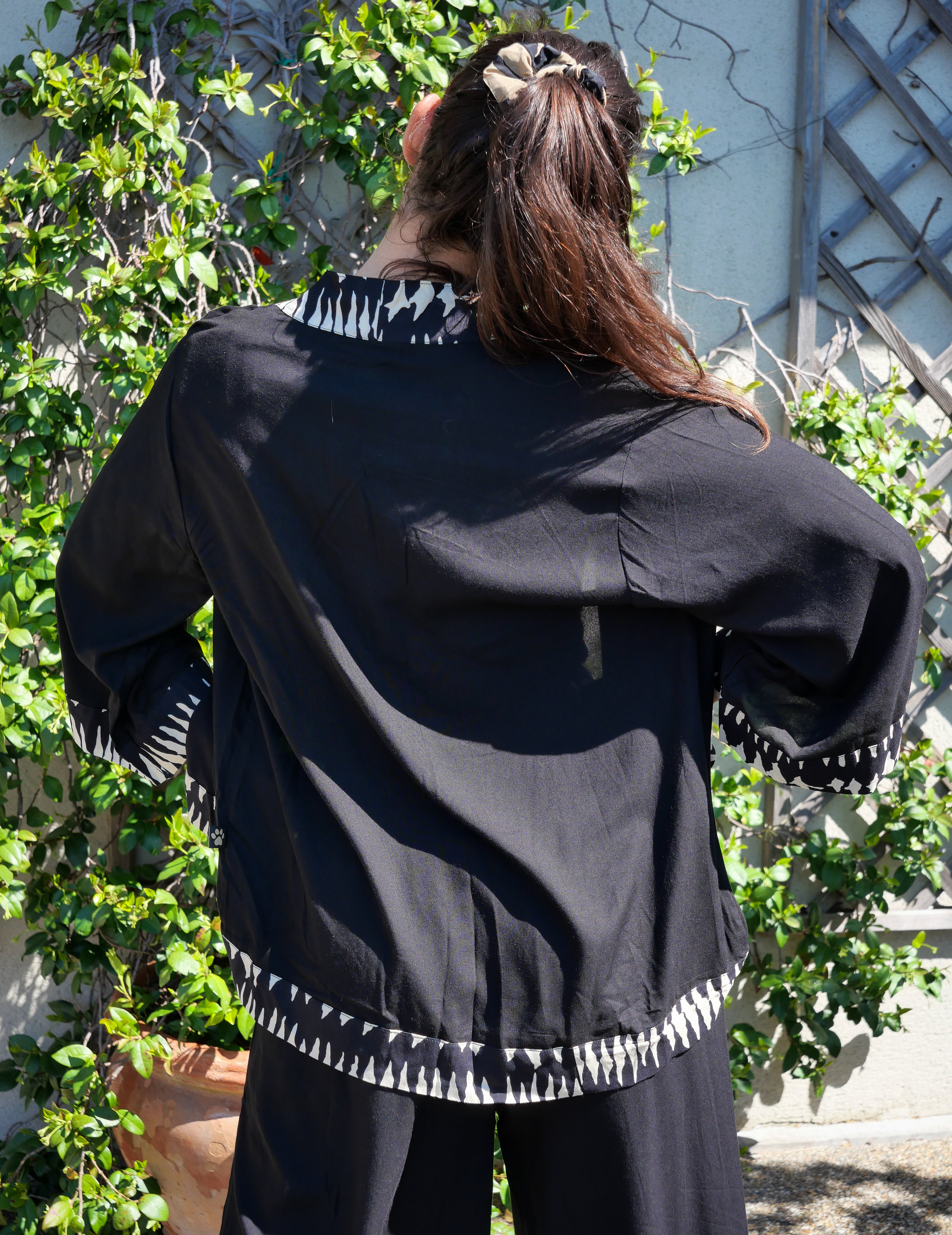Le KIMONO - Noir Intense