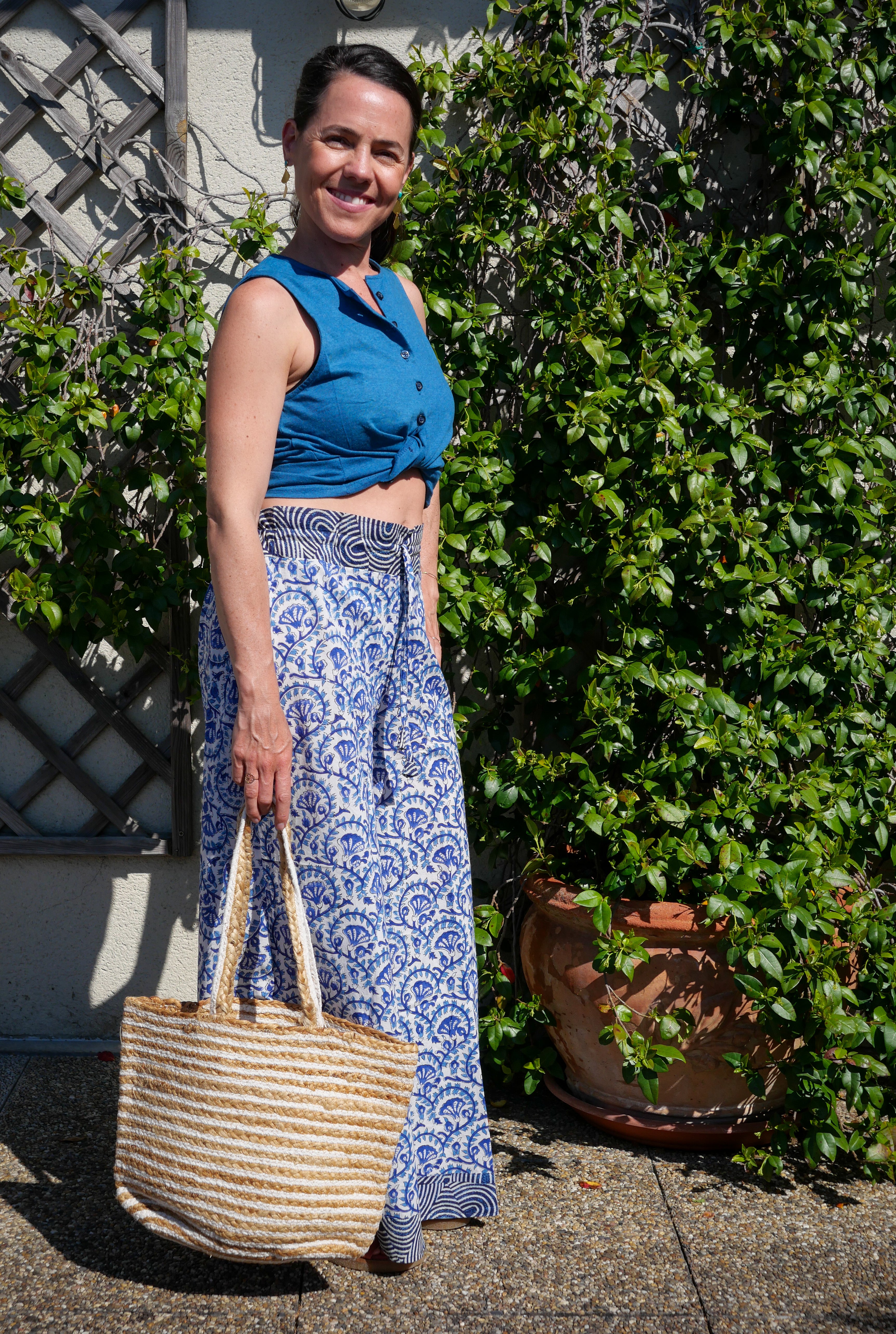 Le Top NILA - Bleu Ciel
