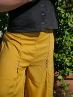 Le Pantalon ISYA - Jaune Safran