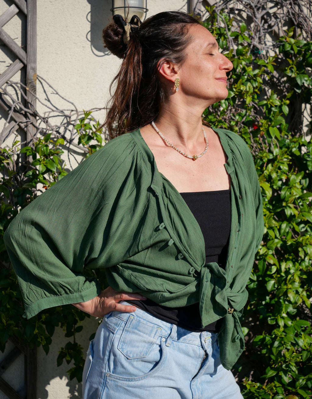 Le Top EMILY - Vert Olive