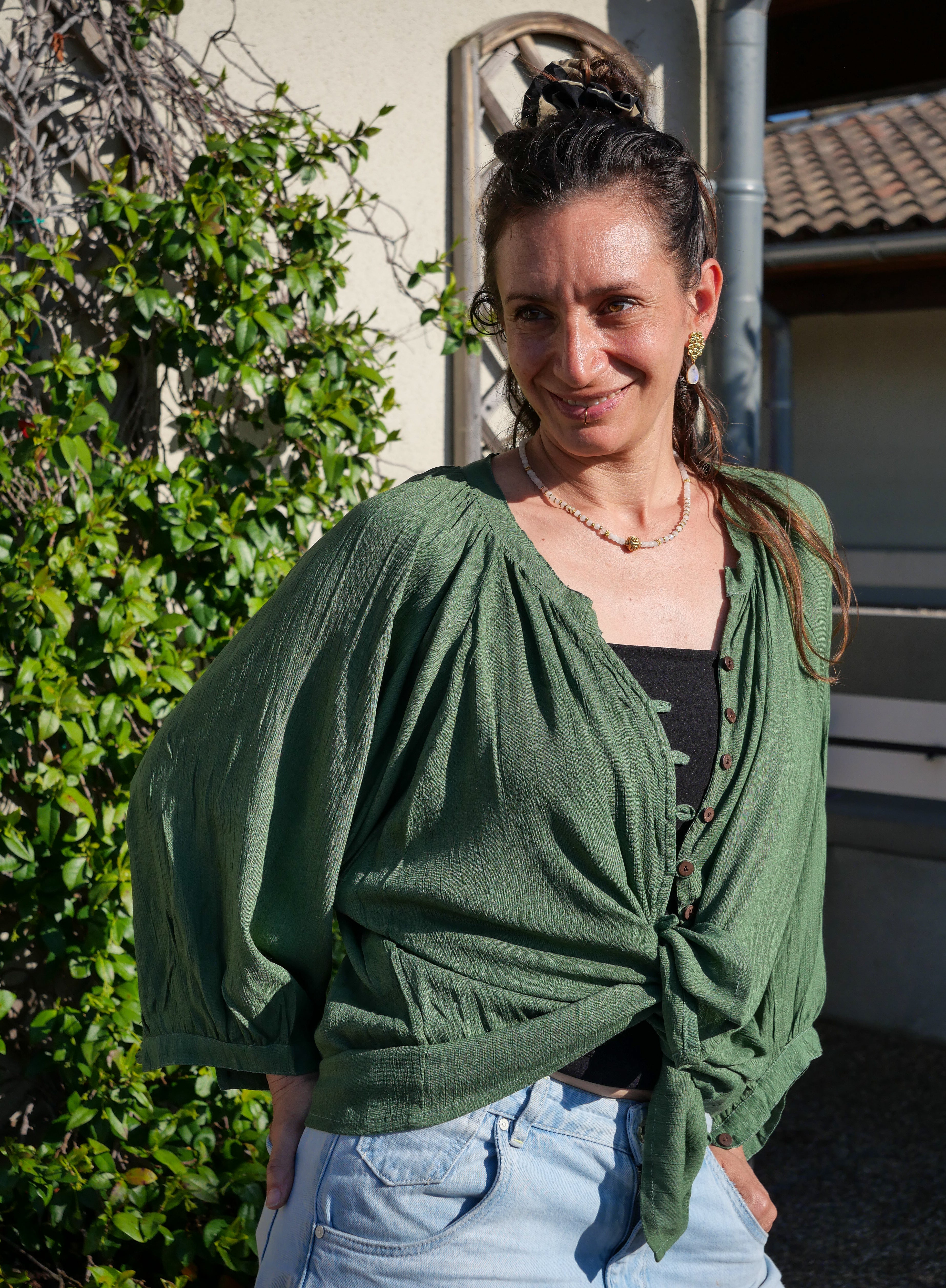 Le Top EMILY - Vert Olive
